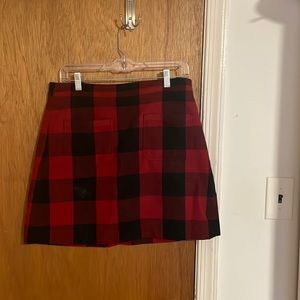 J Crew Buffalo Print Skirt